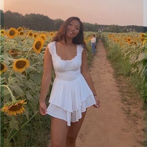 White romper from princess Polly